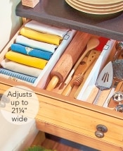 Set of 2 Snap-Fit Drawer Dividers