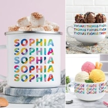 Personalized Colorful Bowls or Mug