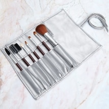 7-Pc. Silver Makeup Brush Set