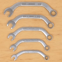 5-Pc. Combination Reach Around Half Moon Wrenches