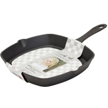Dolly Preseasoned Cast Iron Square Grill Pan
