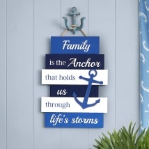 Family Anchor Wall Hanging