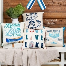 Lake House Accent Pillows