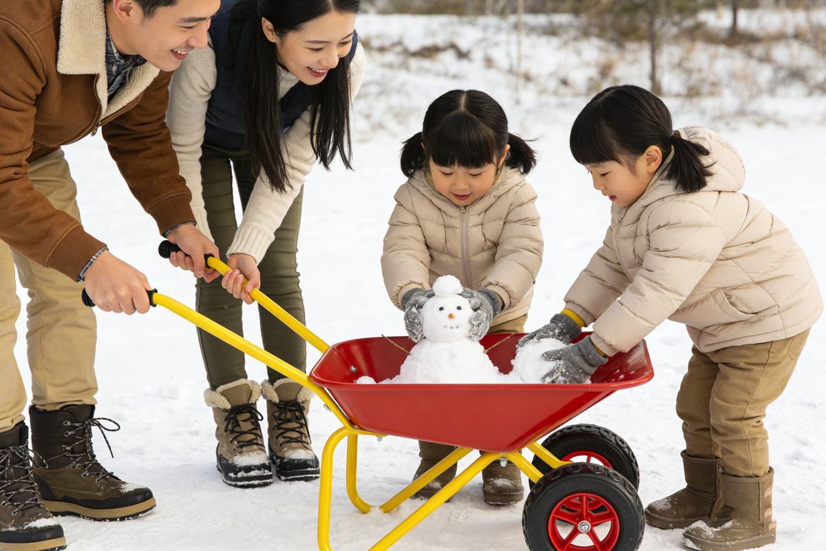 Children's metal trolley, Load-bearing capacity: 33LBS,children's heavy vehicle, metal structure two-wheeled trolley, steel pallet, can be used in gardens, loading leaves, soil, sand, etc. (red) - image 18