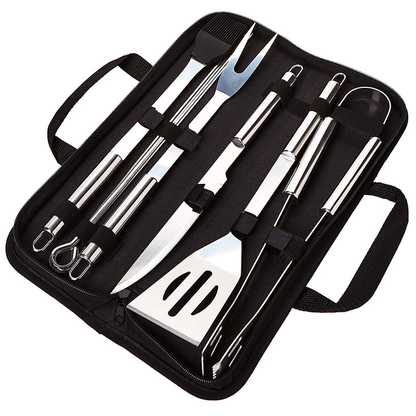 BBQ Grill Tools and Utensil Accessories Kit - 10-Pc.