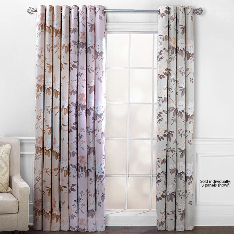 Floral Printed Blackout Curtains