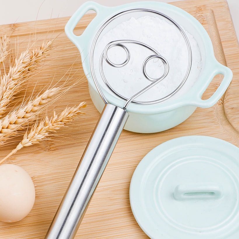 Stainless Steel Dough Whisk 12"