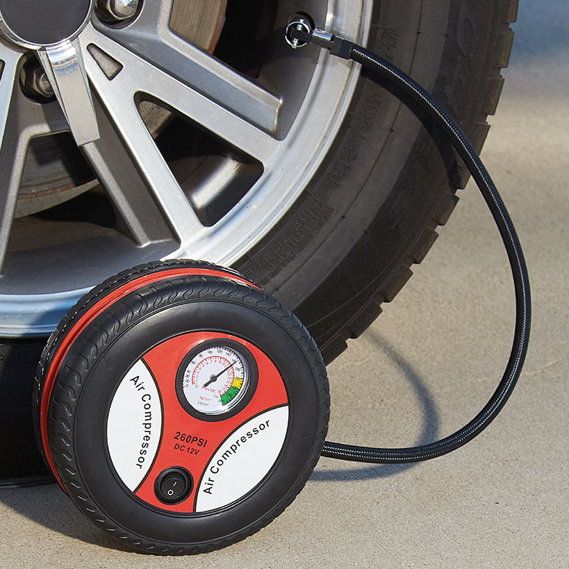 Air Compressor Tire Shaped 260 PSI 12V