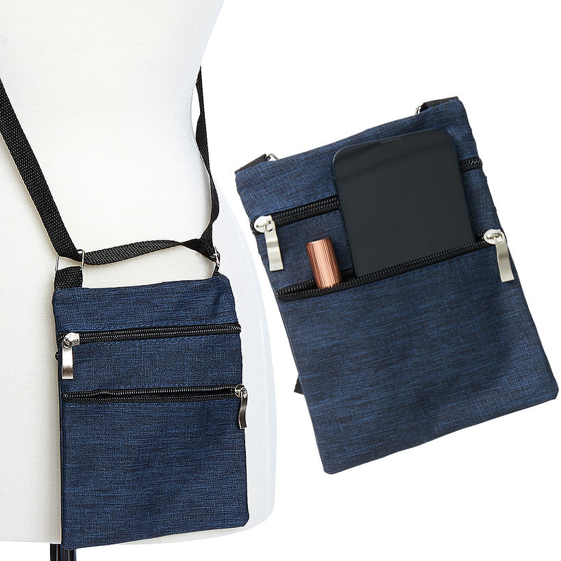 Crossbody Purse Denim Look