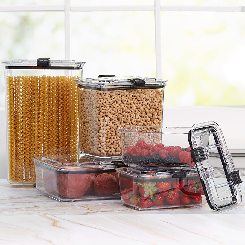 Stackable Food Storage Container with Steam Vent