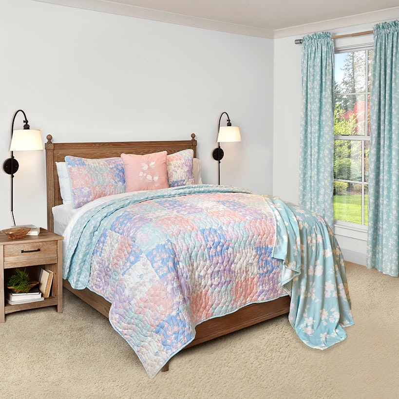 Garden Patch King Quilt or Accent Pillow