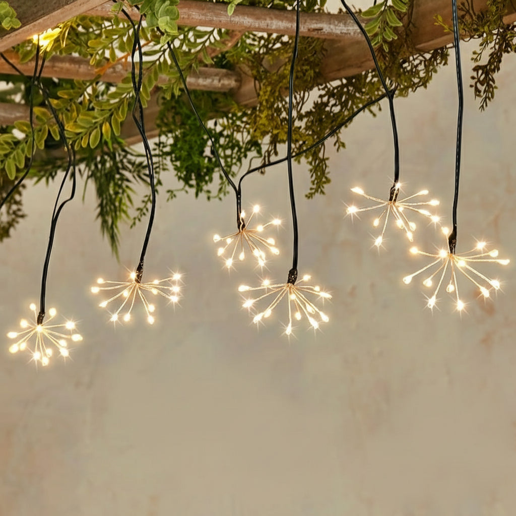 Solar Starburst String Lights With 8 Light Modes