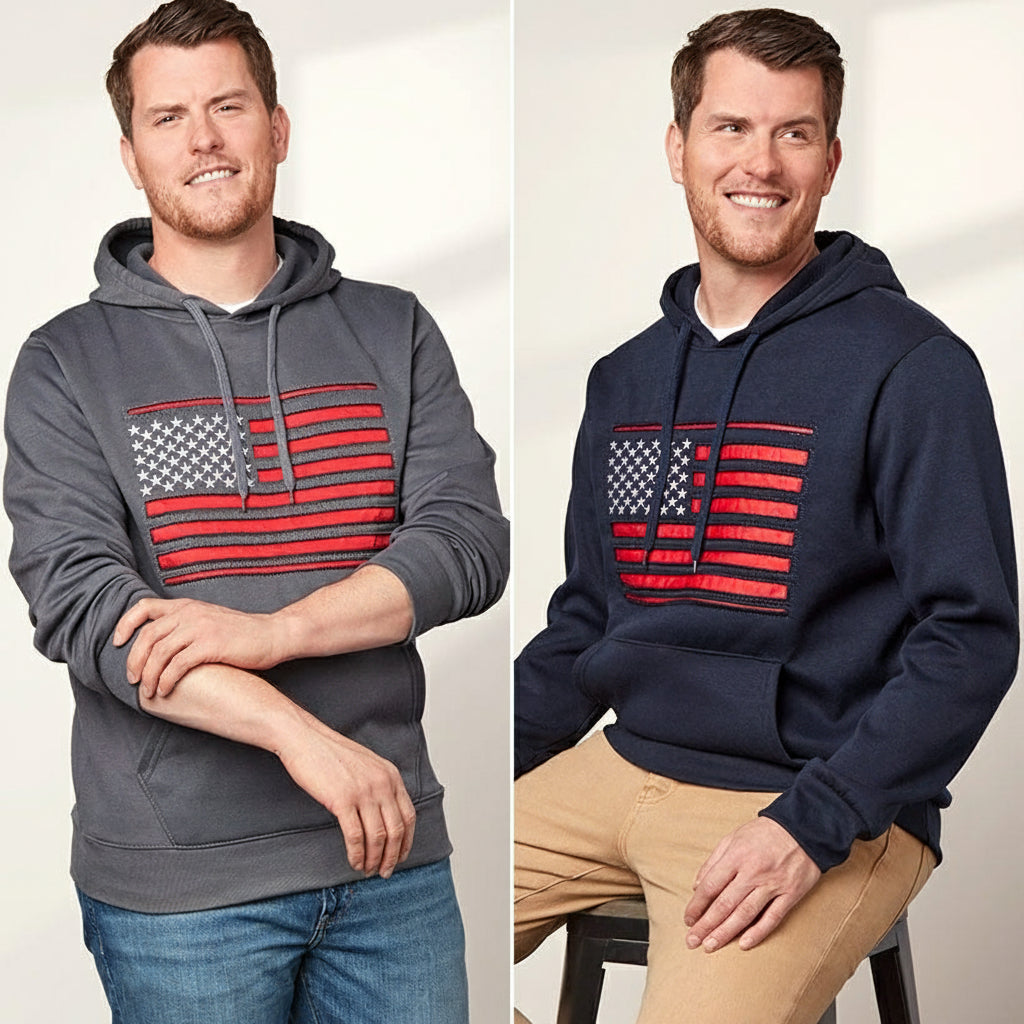 American Flag Men's Hoodie