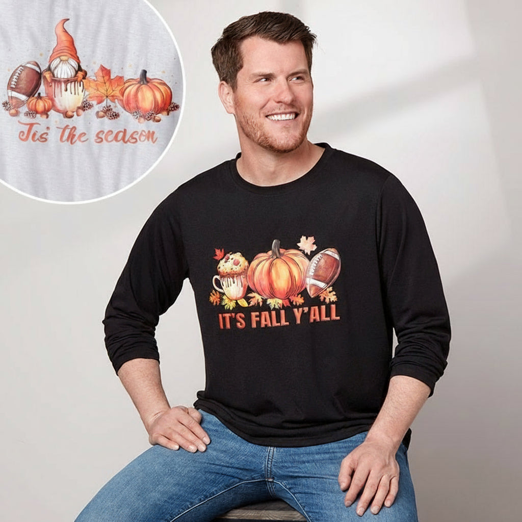 Men's Fall Long Sleeve T Shirt