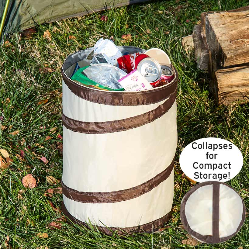 Collapsible 13" Portable Trash Can - RV or Home