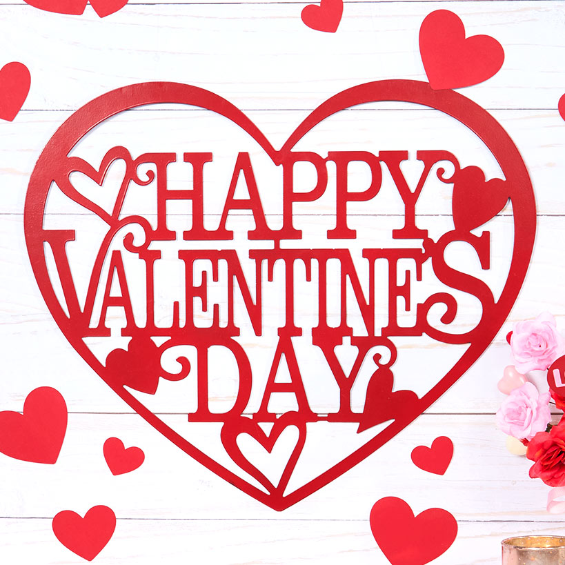 Valentine's And St Patrick's Festive Metal Wall Sign