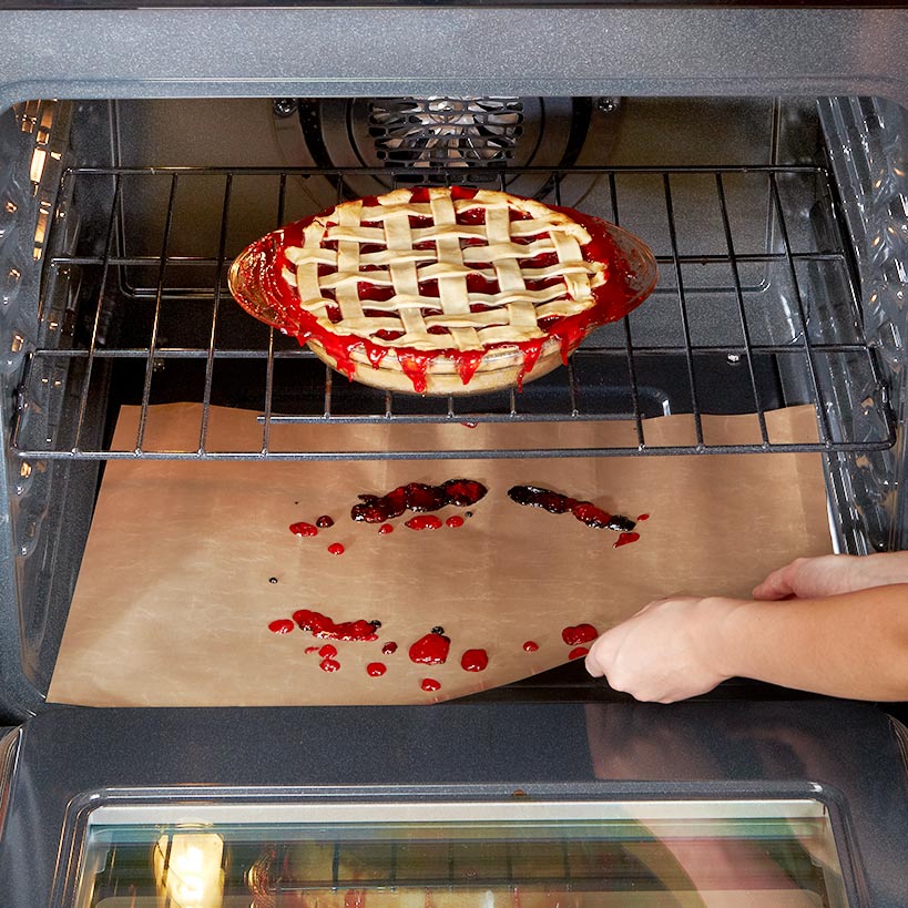 Nonstick Reusable Oven Liners For Spills - Set of 2