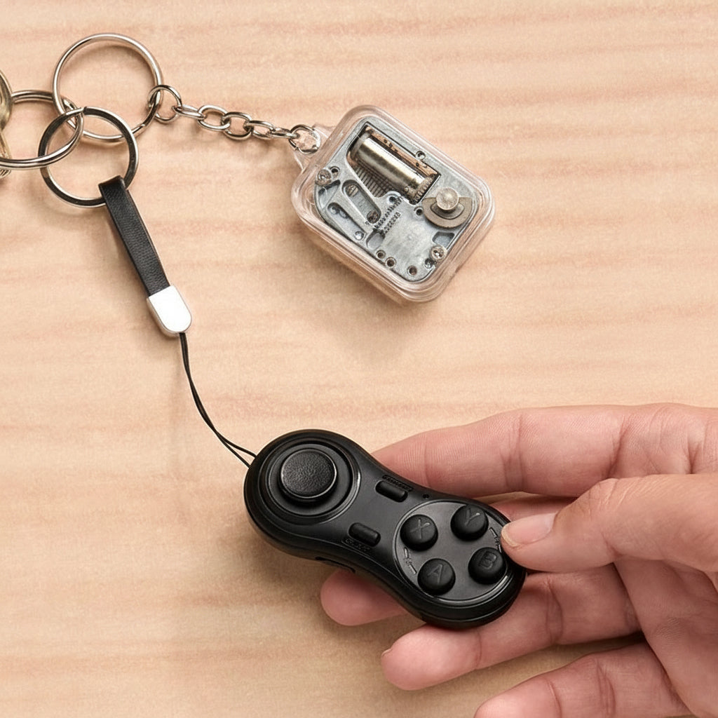 World's Smallest Toys - Whimsical Music Box or Handy Game Pad Remote