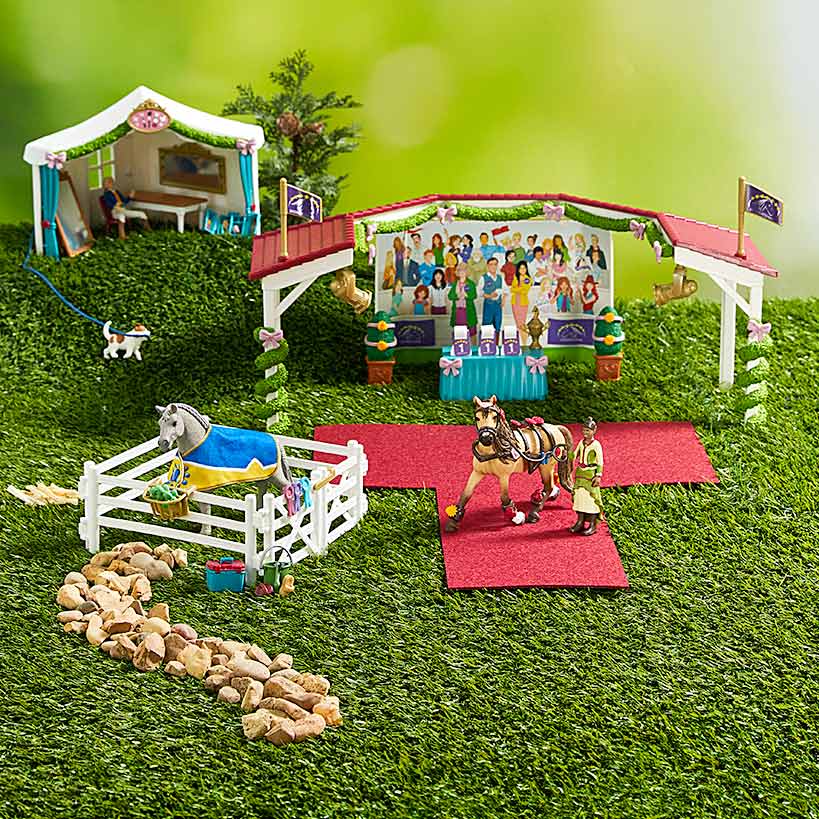 Schleich Horse Club Set - Over 100 Pieces for Imaginative Play