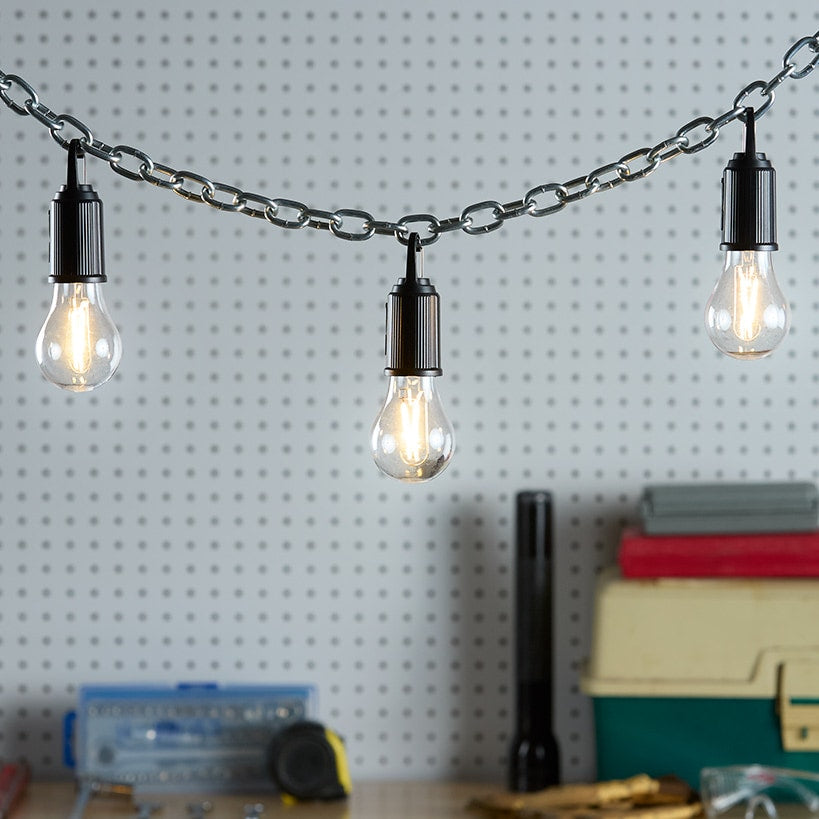 Rechargeable USB 3 Mode Hanging Bulb Lights - Set of 3