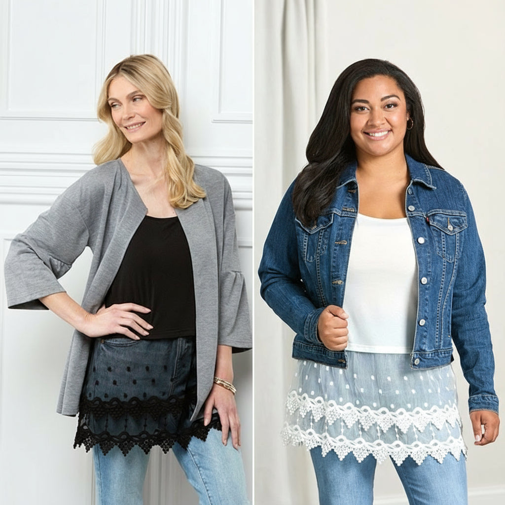 Lace Trim Camisole Top Extender