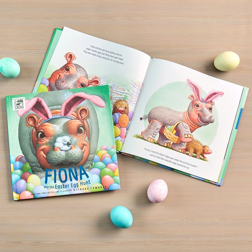 Fiona And The Easter Egg Hunt Book Hardcover Picture Book 32 Pages