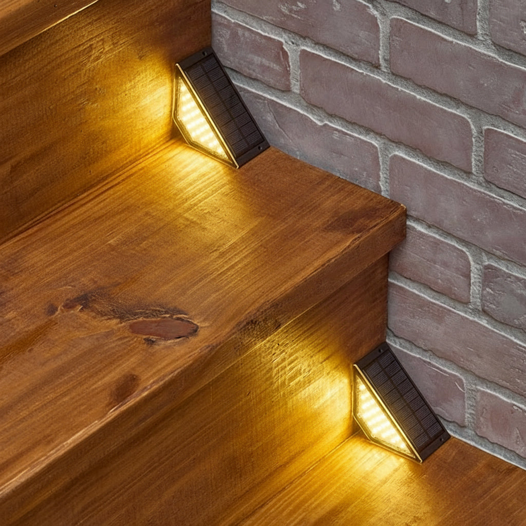 LED Solar Step Lights Set of 2