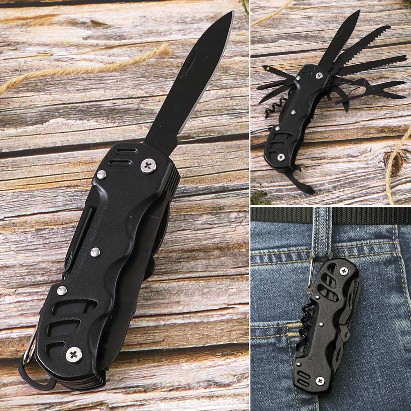 15-In-1 Multifunctional Pocket Tool Camping Survival