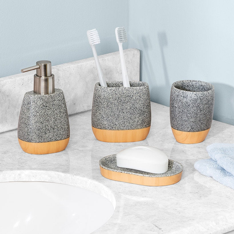 Bath Accessory Set 4-Pc