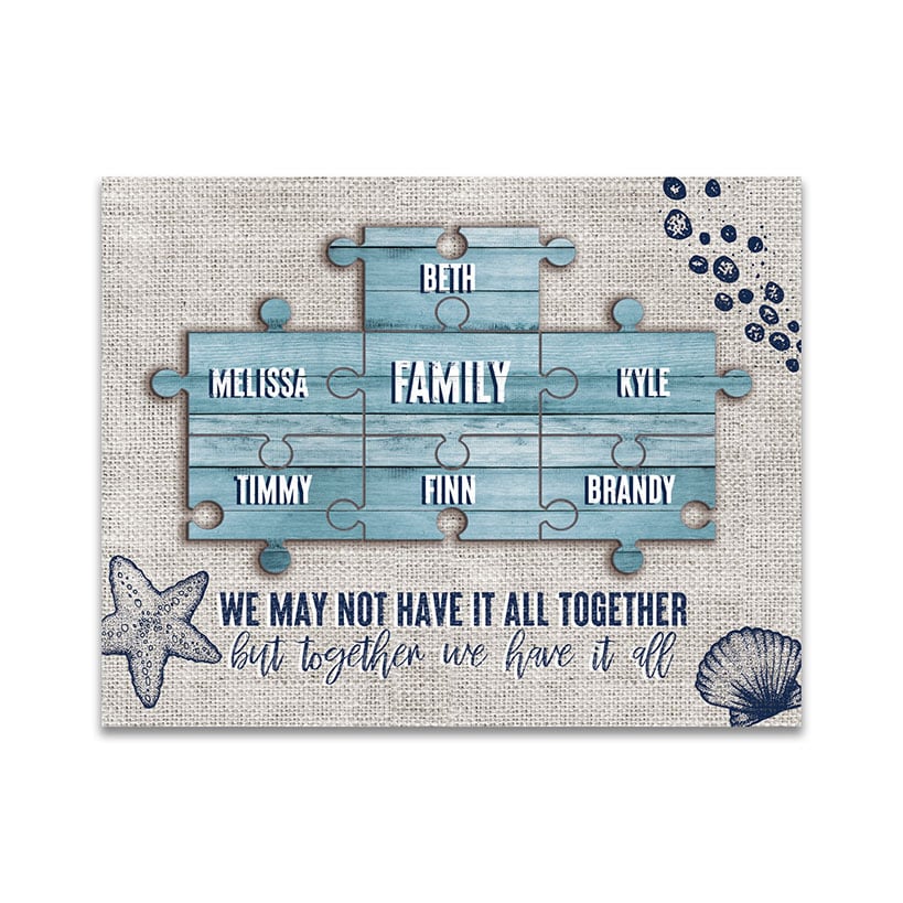 Personalized Family Puzzle Wall Signs