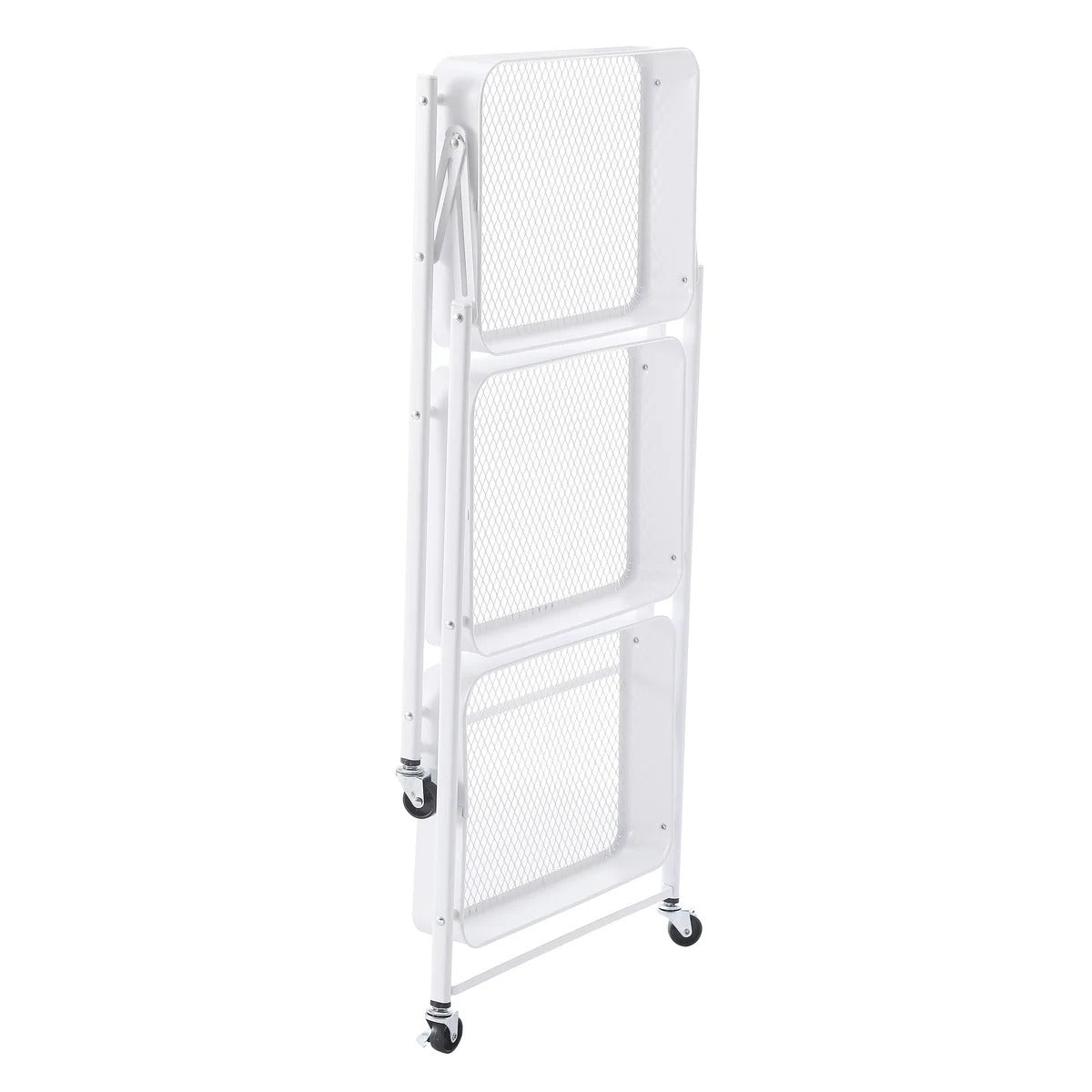 3-Tier Rolling Metal Storage Organizer Mobile Utility Cart