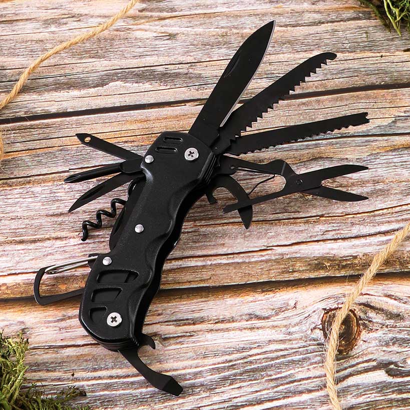 15-In-1 Multifunctional Pocket Tool Camping Survival