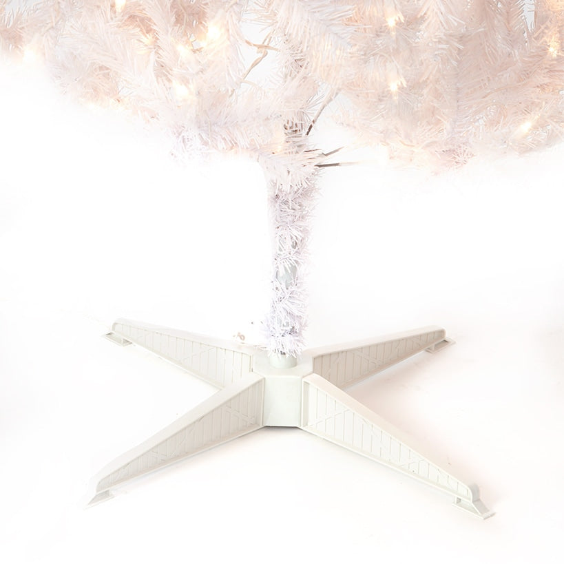 Prelit Slim Christmas Tree - 7 Ft