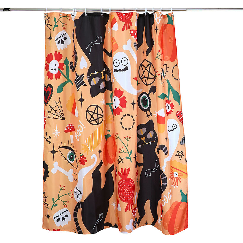 Dancing Cats Halloween Bath Set 16-Pc. Memory Foam