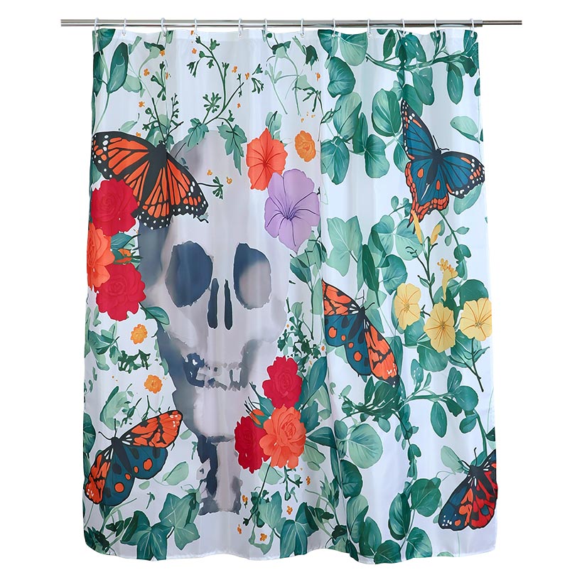 Skull, Flowers & Butterflies Halloween Bath Set 16 Pc.