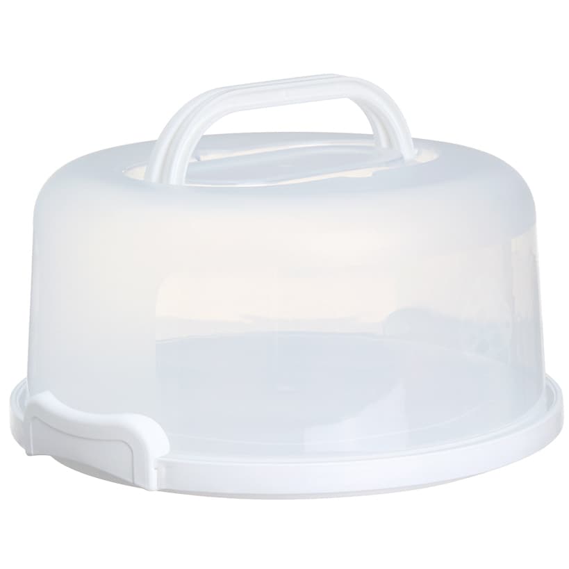 Round Cake or Cupcake Carrier with Travel Lid
