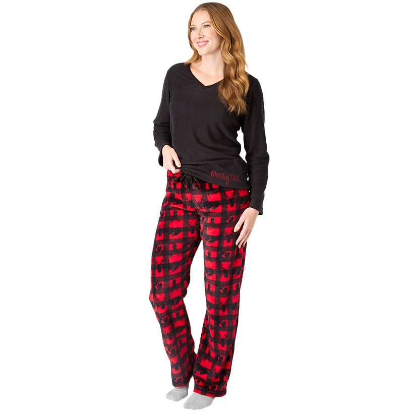 Mossy Oak Fleece Women's Pajama Set 2 Piece
