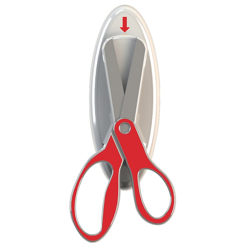 Quick-Cut Stick-on Cutter Tool - Kitchen and Home