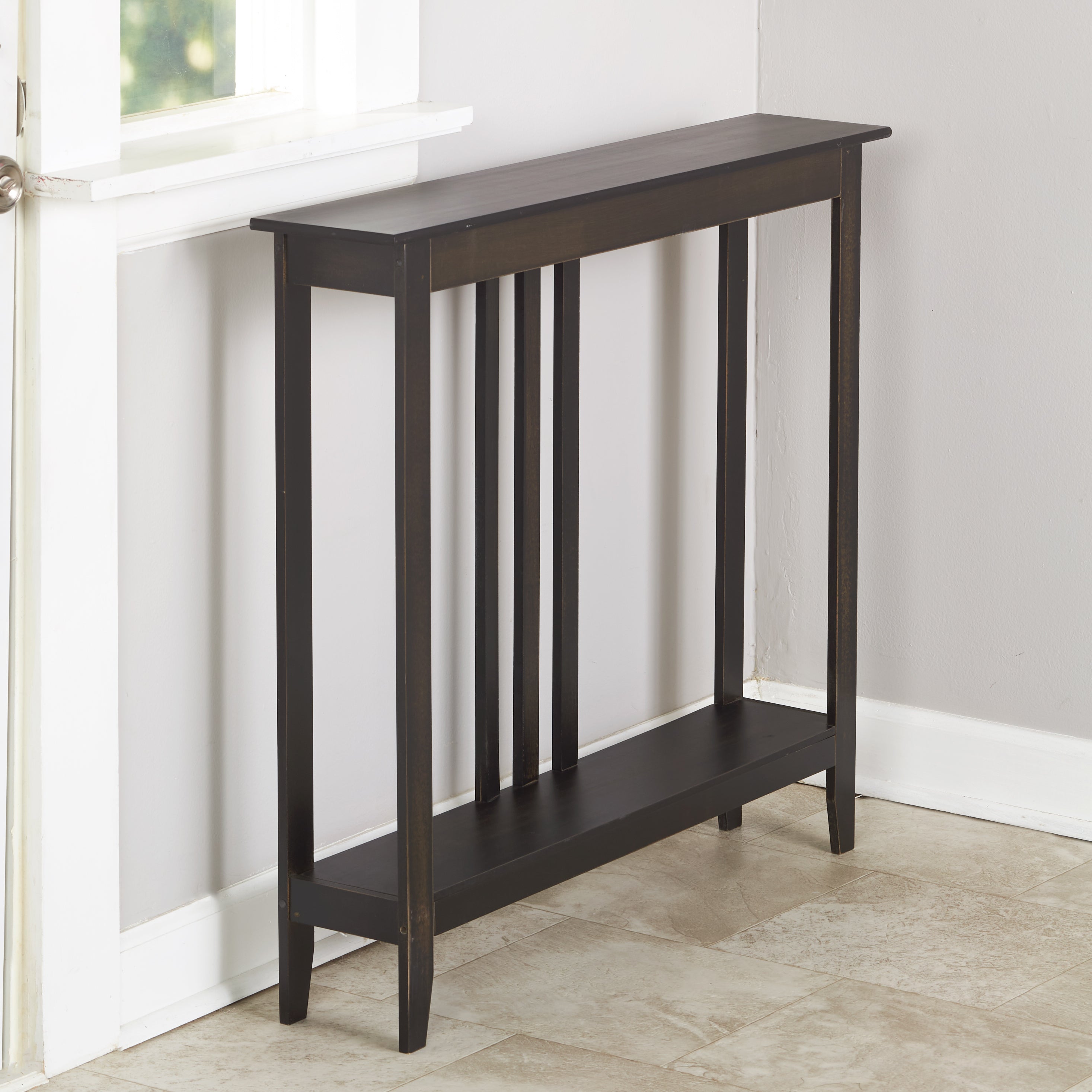 Narrow Entryway Wood Console Accent Table - 32"H