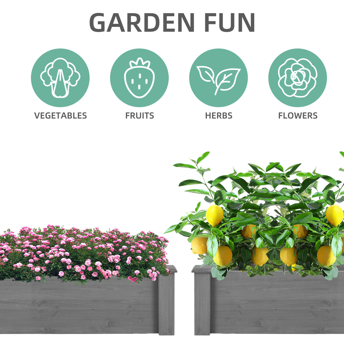 Over Ground Raised Garden Bed 96x28x10'', Large Long Planter Box for Outdoor, Tool-Free Assembly - image 8
