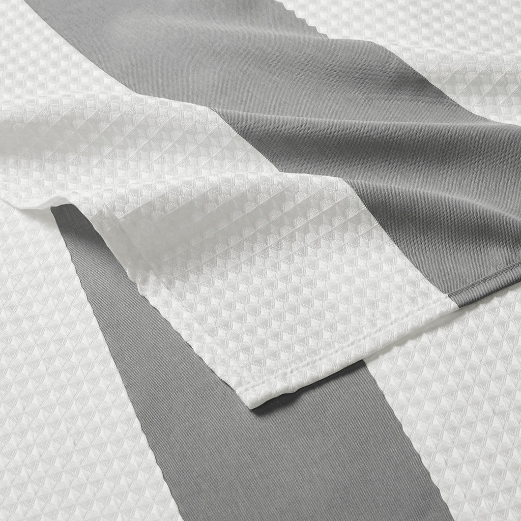 Shower Curtain with 3M Treatment Grey 72x72" - image 2