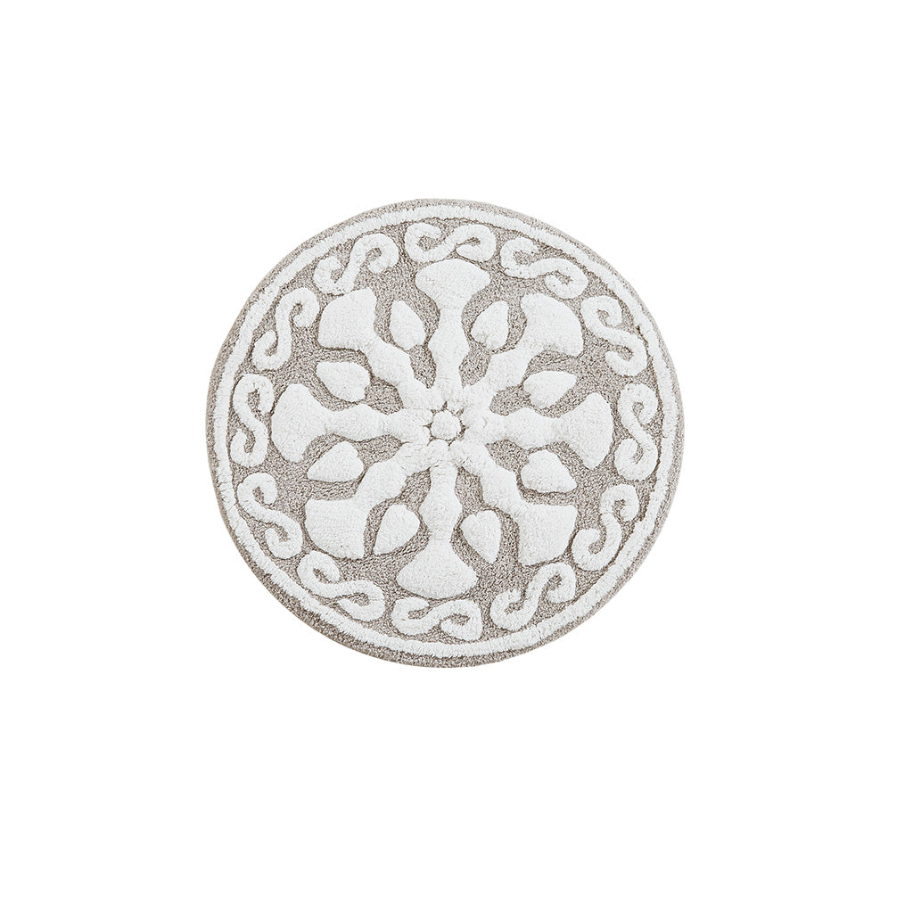 Medallion Cotton Tufted Bath Rug - image 2