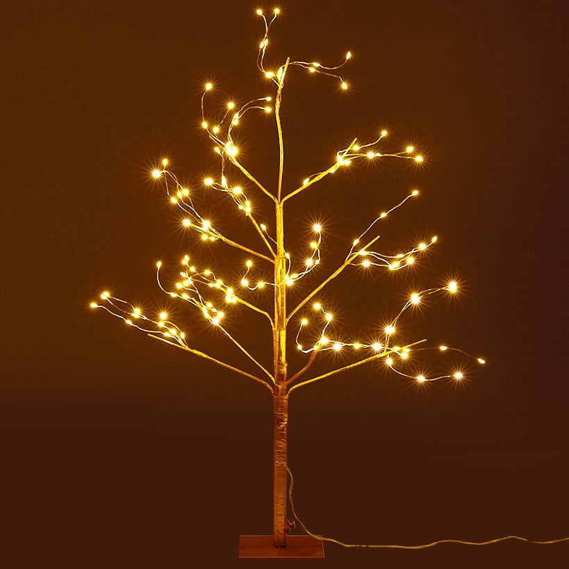 Golden Lighted LED Tree