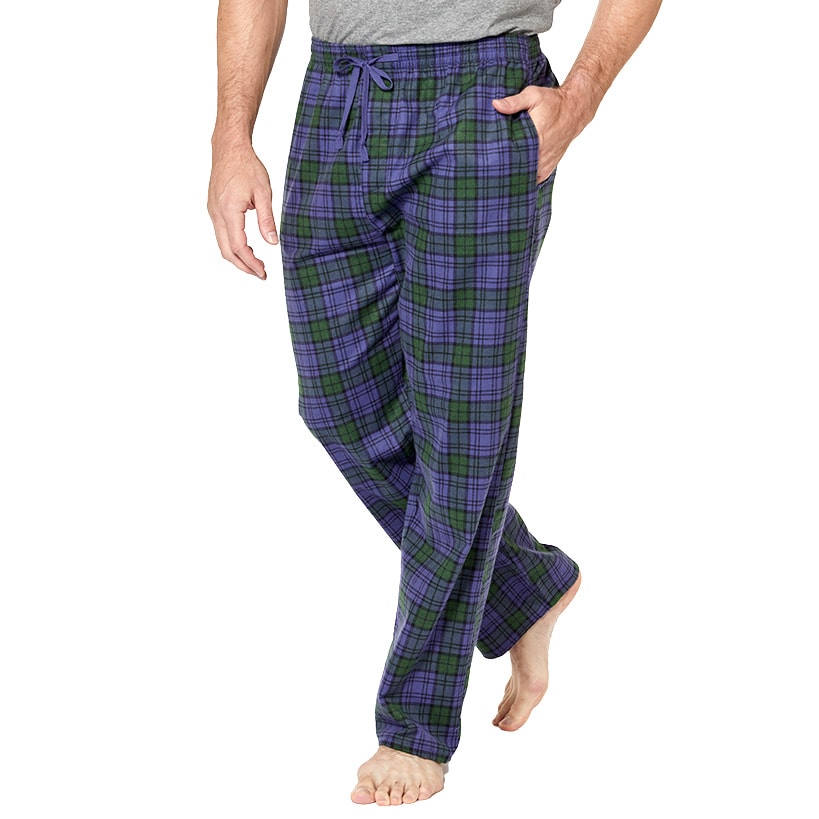 Men's Set of 3 Plaid Flannel Pants