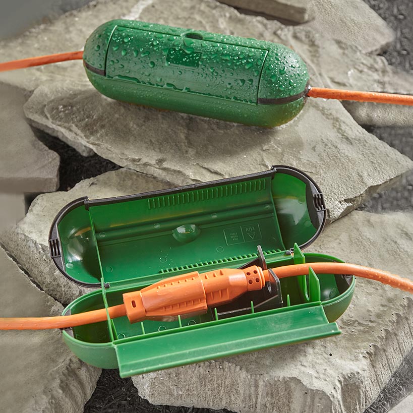 Extension Cord with Waterproof Safety Seal Connector Set of 2