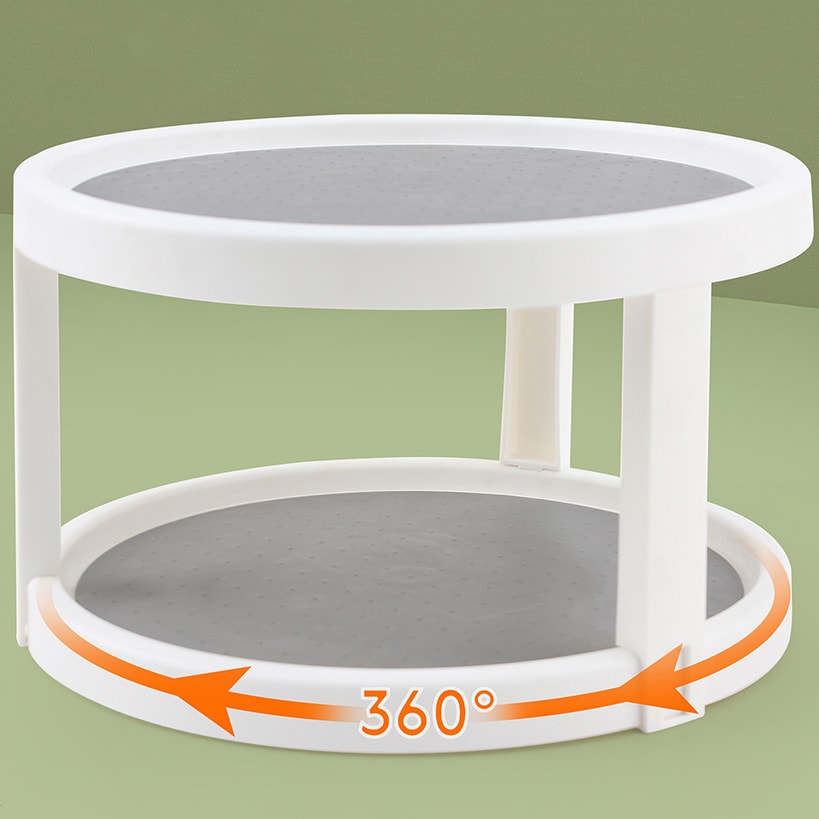 2-Tier Lazy Susan Pantry Organizer