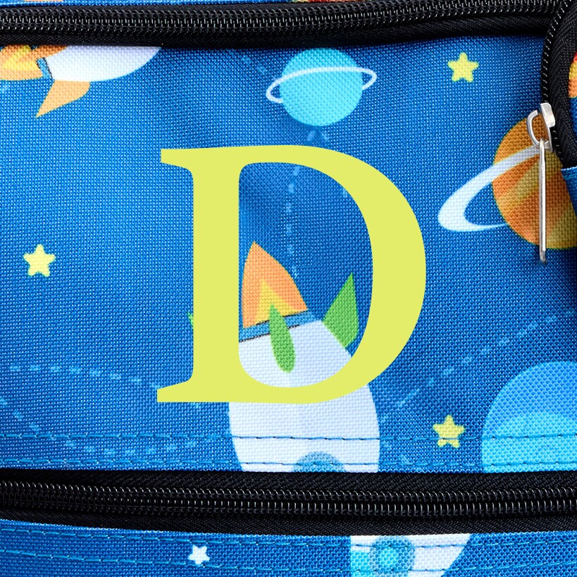 Kids' Monogrammed Space-Themed Luggage 3 Pc. Set