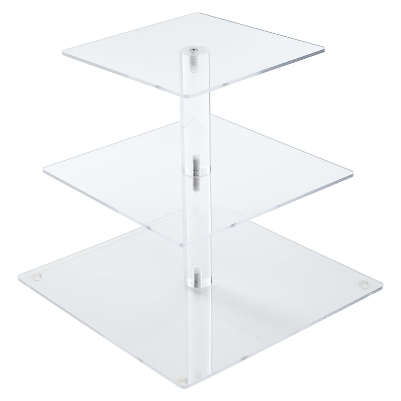 3-Tier Clear Cupcake Stand