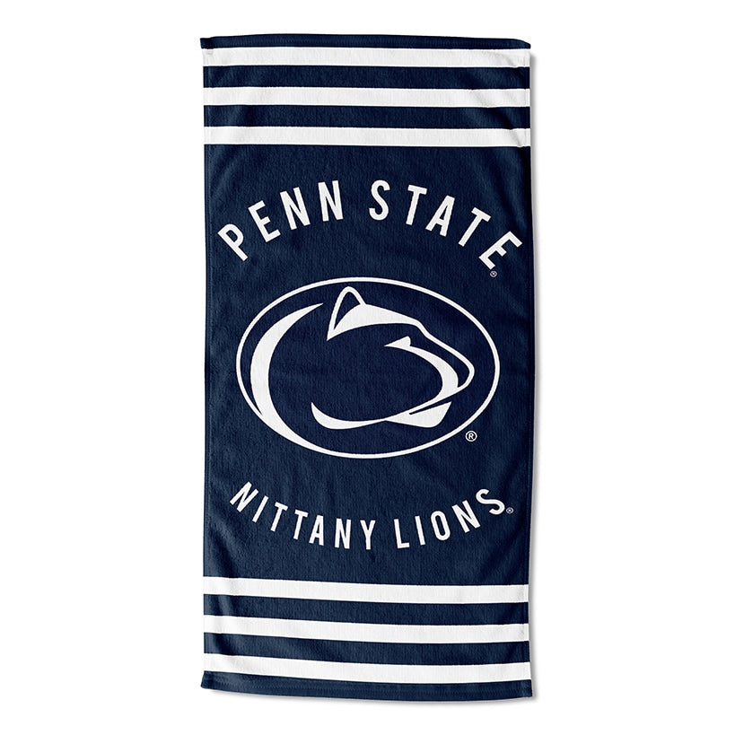 NCAA Striped Beach Towel 30"x60"