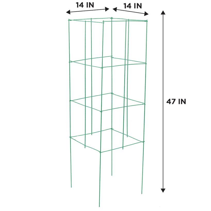 Set of 3 47" Tomato Towers